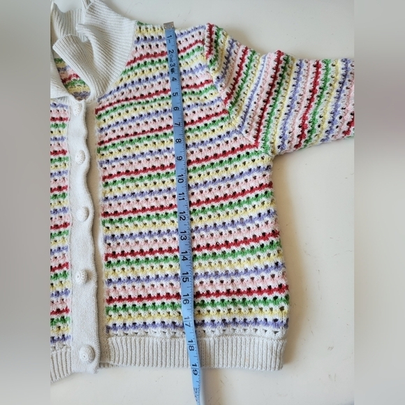 Zara Multicolor Knit Cardigan Size M - Picture 11 of 11